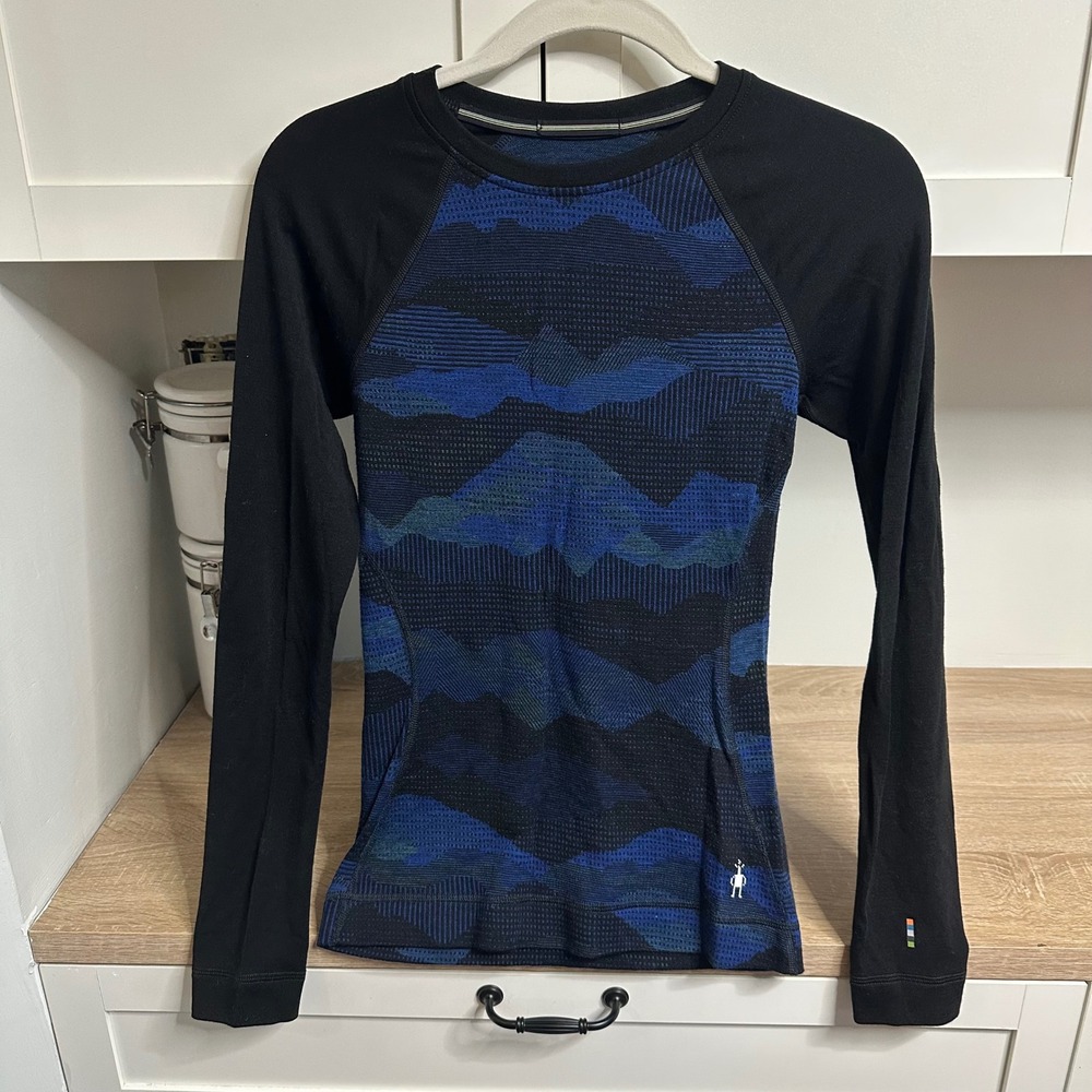 Smartwool Classic Thermal Merino Base Layer Pattern Crew Women S Winter Layering